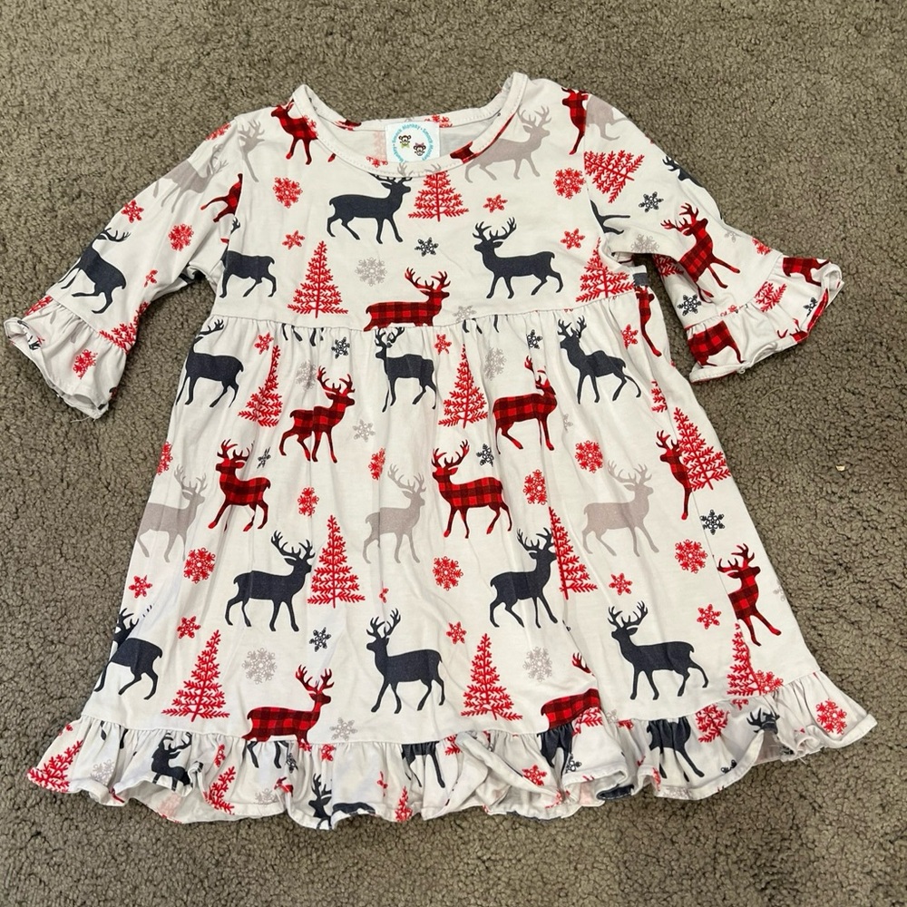Smock Monkey Holiday Dress